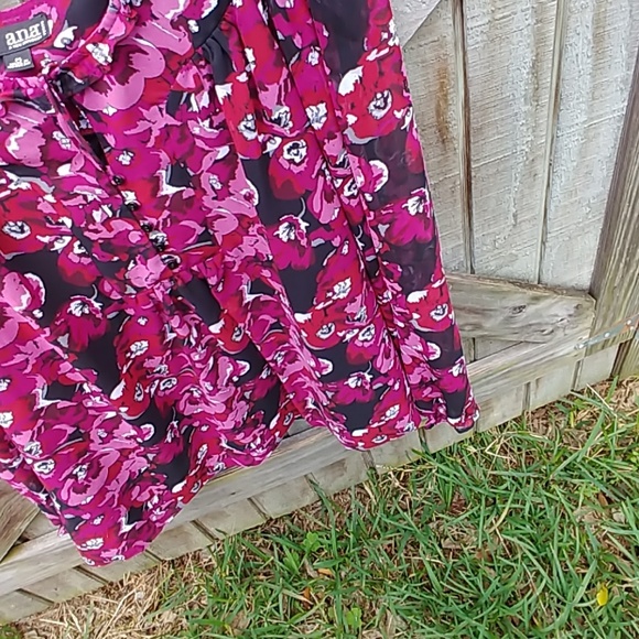 Ana A New Approach Women’s Floral Blouse B1 - Picture 4 of 5